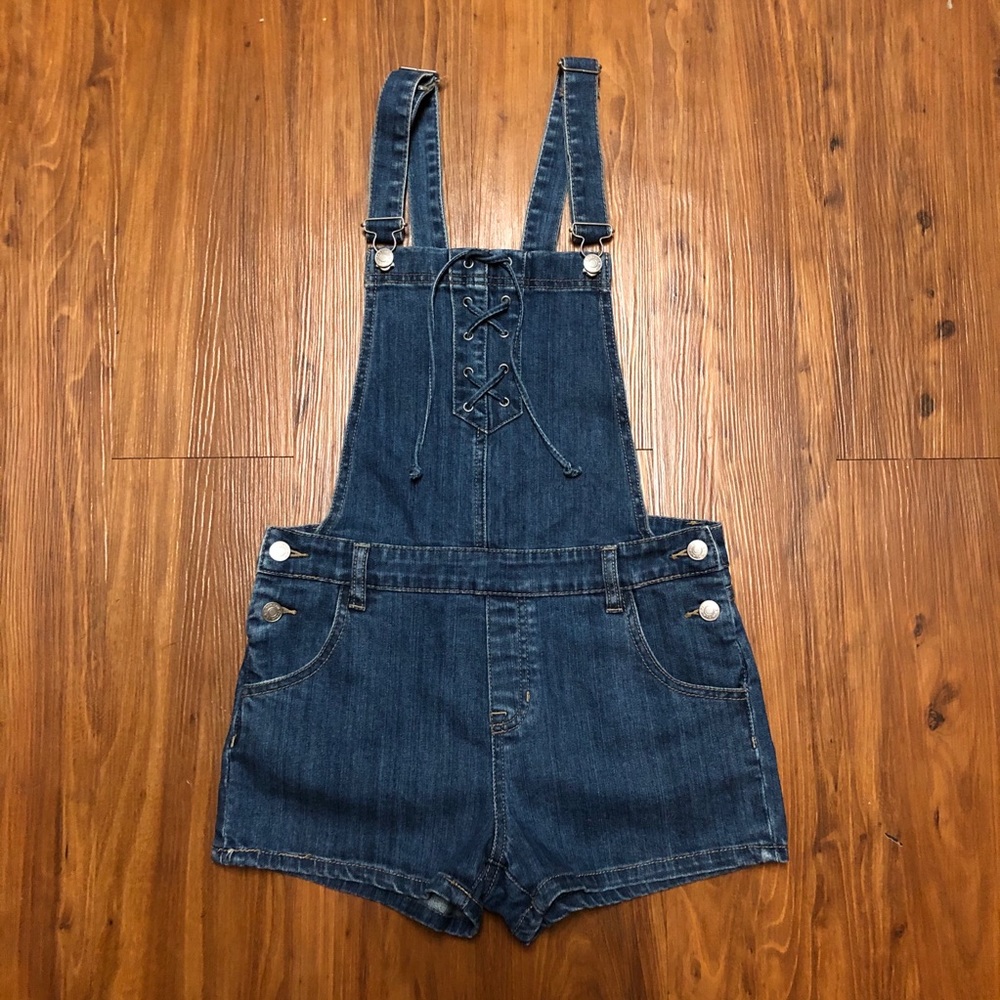 PacSun Denim Laced Overalls - Picture 3 of 5